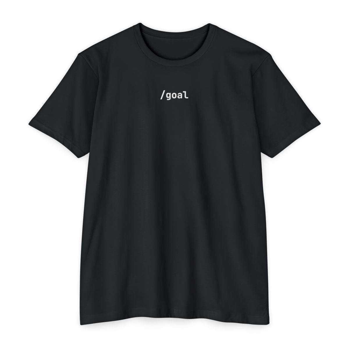 /goal T-shirt in CVC Black