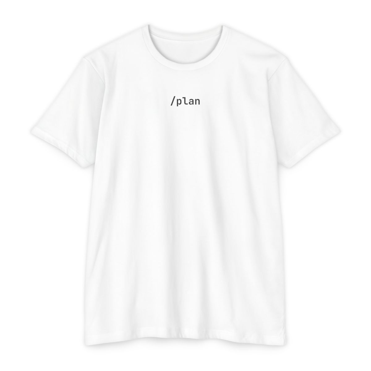 /plan T-shirt in CVC White
